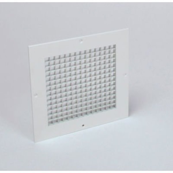 American Louver/Plasticade American Louver Eggcrate Return Grille, Surface Mount, 12in x 12in, White, PK5 AG-12X12-RSW-5PK